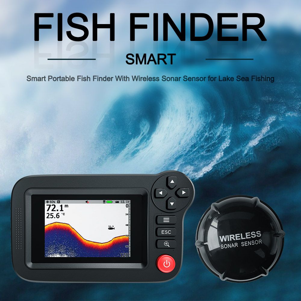 مكتشف الأسماك الذكي - مكتشف ال - مراجعة Fish Finder Gps وسعره