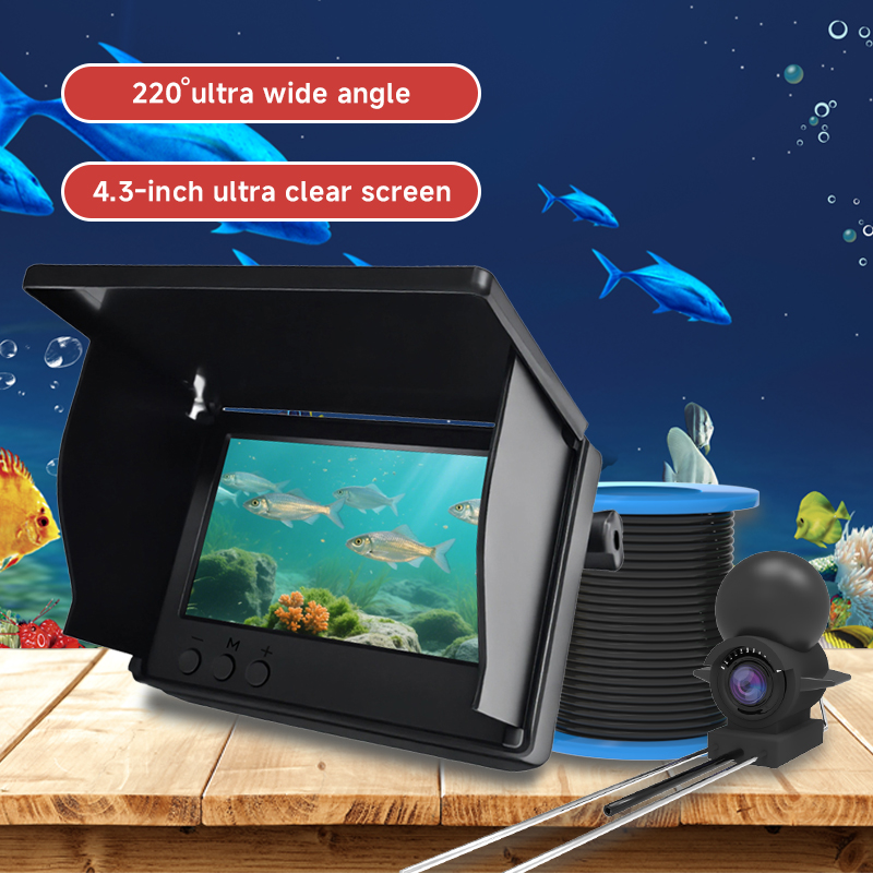 دودوسي 220 °   كاميرا الصيد تح - مراجعة Fish Finder Portable وسعره
