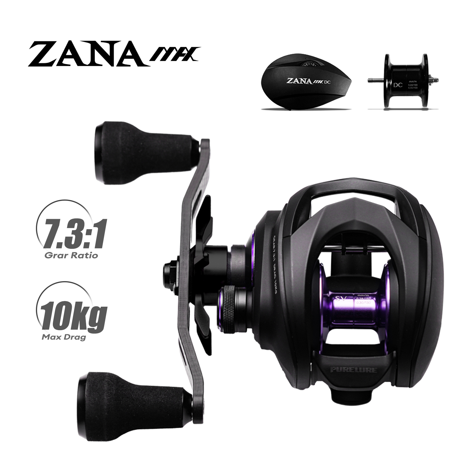 بكرة صيد PURELURE ZANA MAX 10K - مراجعة Kastking Reel Zephyr وسعره