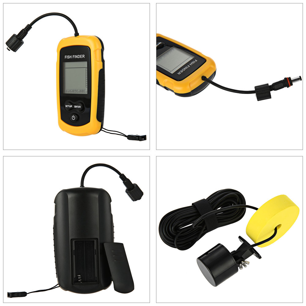 جهاز سونار محمول لتحديد مواقع  - مراجعة Fish Finder Portable وسعره