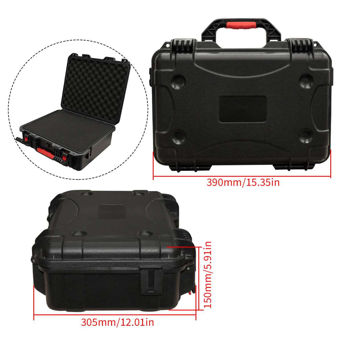 صندوق أدوات محمول مع إسفنجة مق - مراجعة Fish Finder Case وسعره
